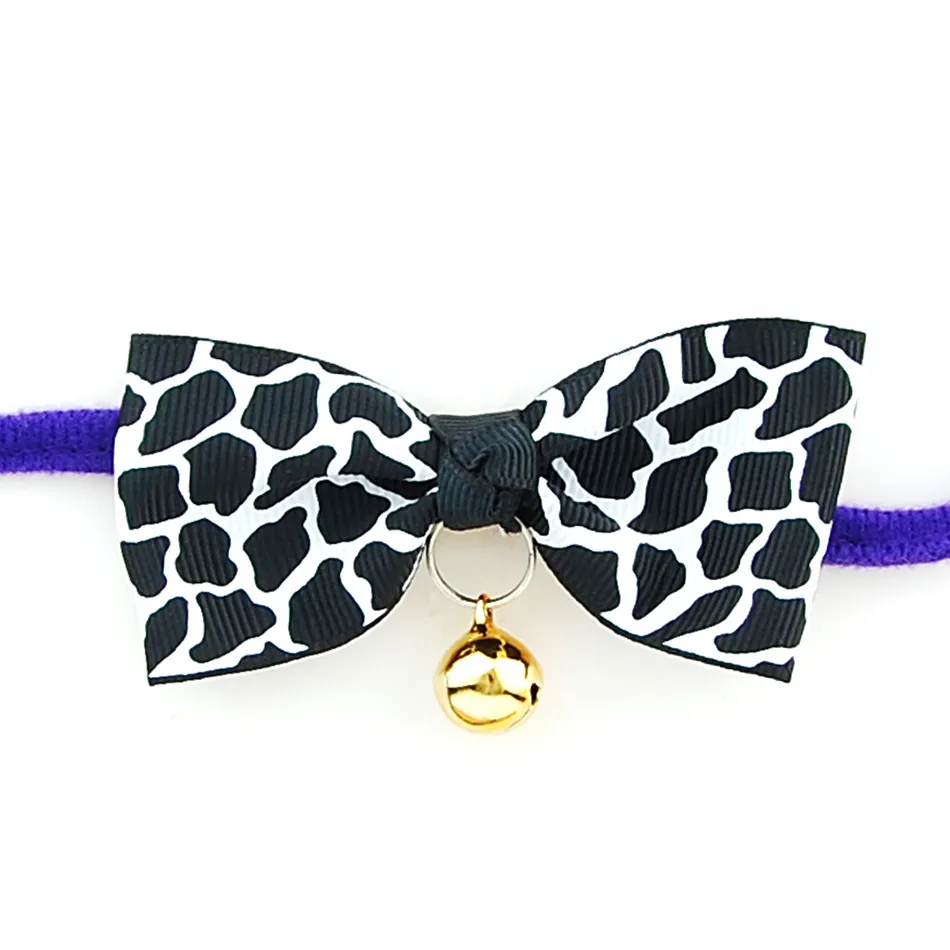 Pet accessories pet bow - Black Giraffe