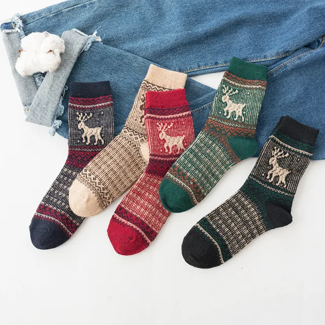 Thick and warm ladies rabbit wool socks 6Color 5 - Shop at LoveMi
