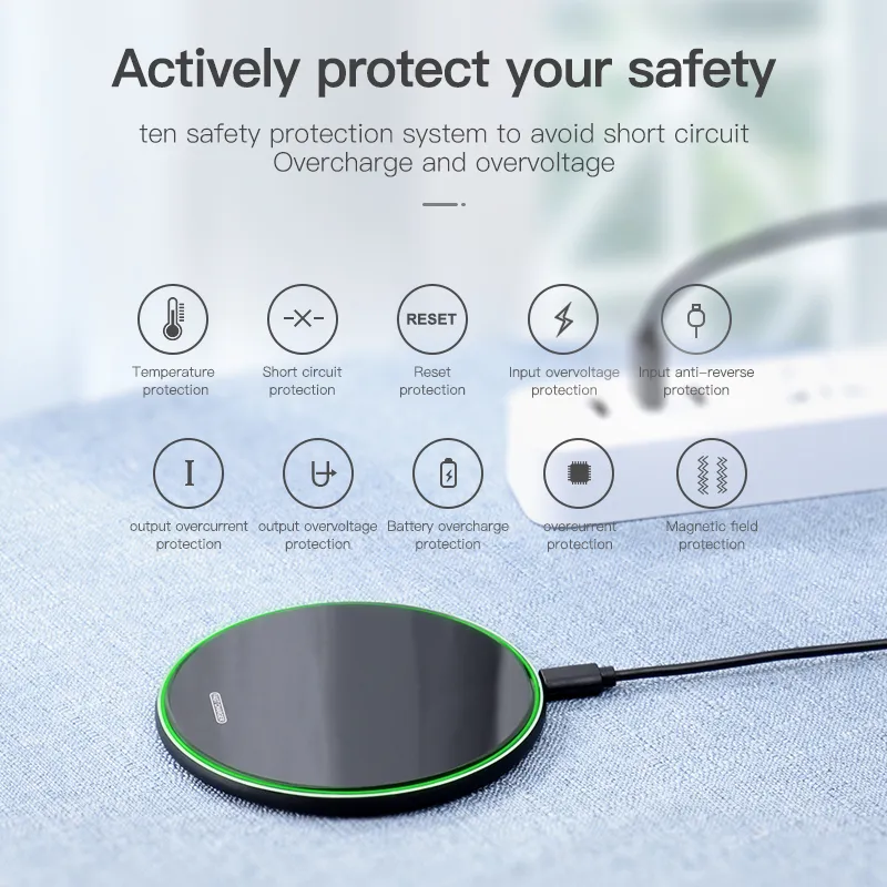 Mobile phone wireless charger fast charge – image 4