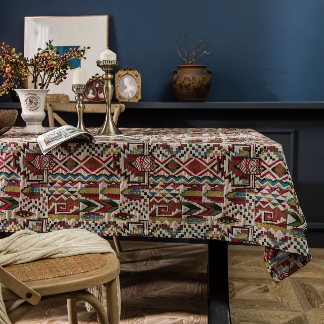 Colorful jacquard table cloth 100X140Cm - Shop at LoveMi