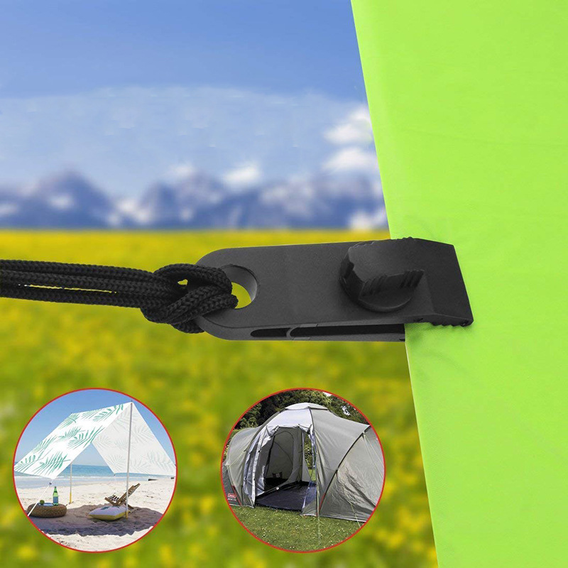 Sky curtain clip reinforced windproof clip