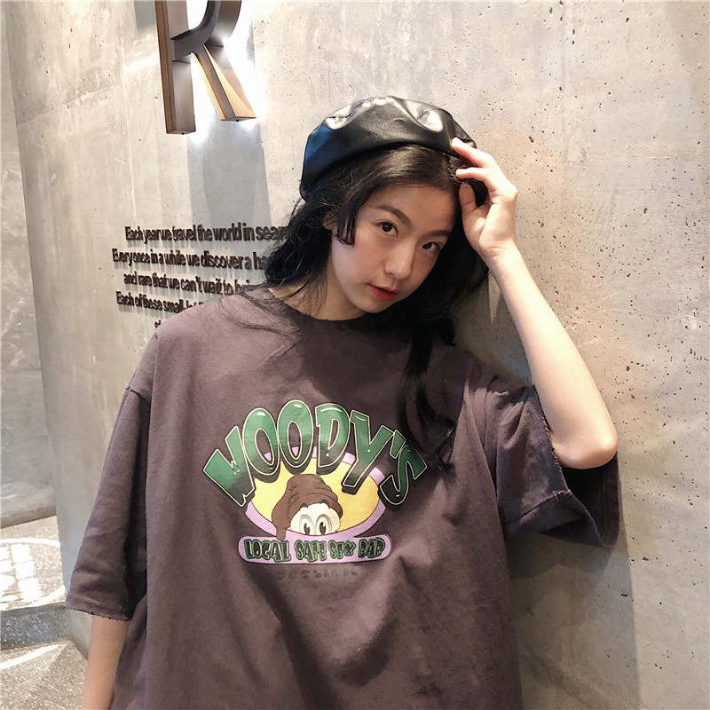 Oversized short sleeve t-shirt