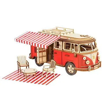 Classical Camper Van Wooden Puzzle