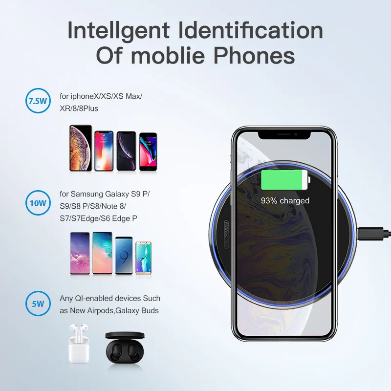 Mobile phone wireless charger fast charge – image 3