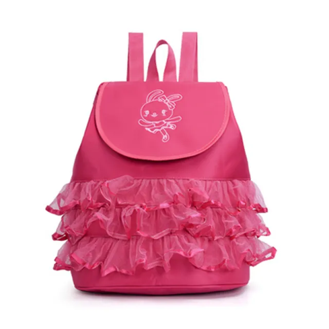 Children's dance bag lace backpack Rose - Shop at LoveMi