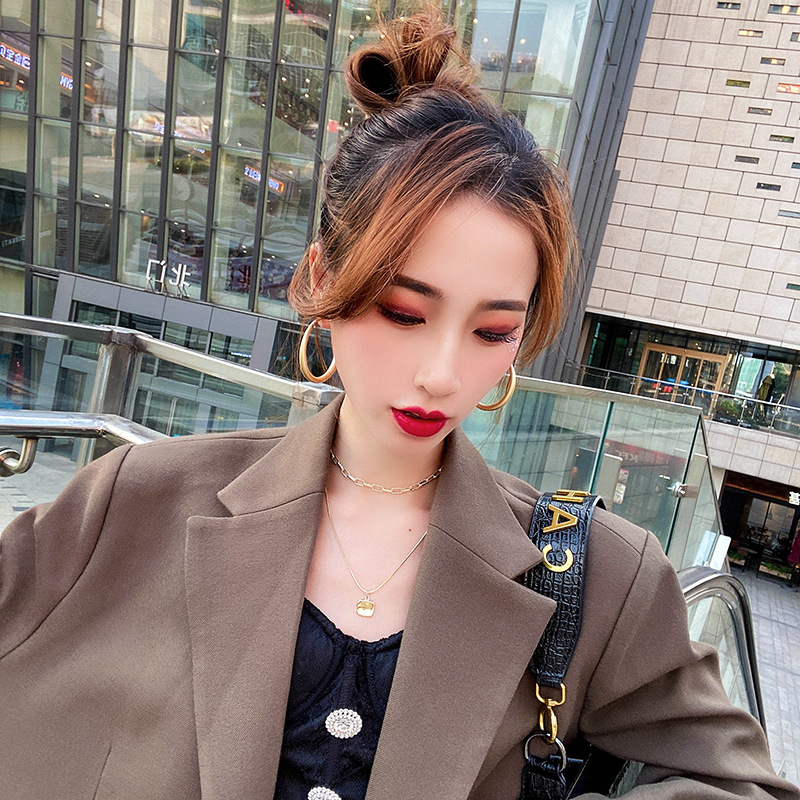 Exaggerated metal Earrings