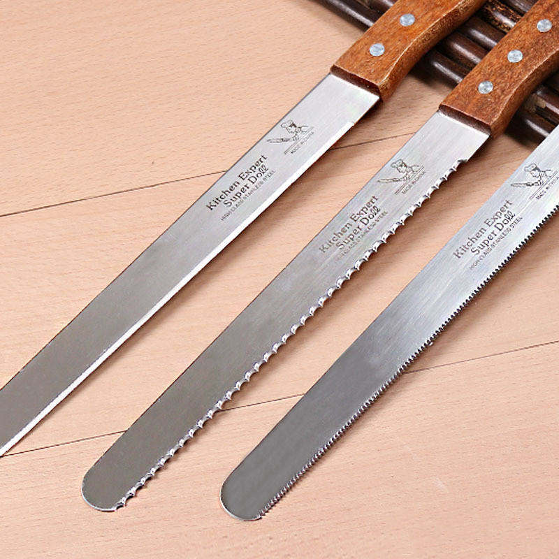 Layered Bread Cutter Toast Serrated Slicing Knife