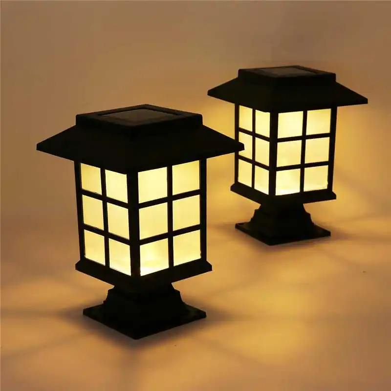 Solar outdoor LED lawn light large room