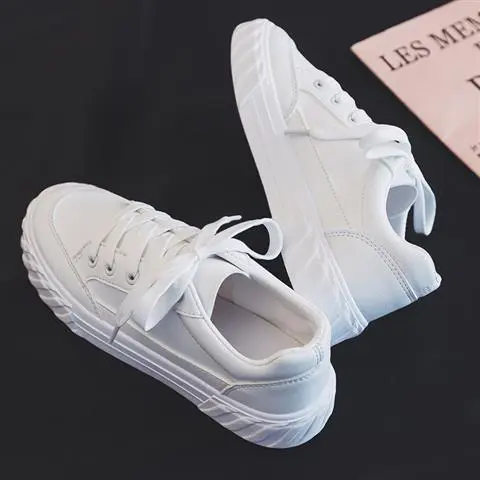 White shoes casual ins flat shoes White - Shop at LoveMi