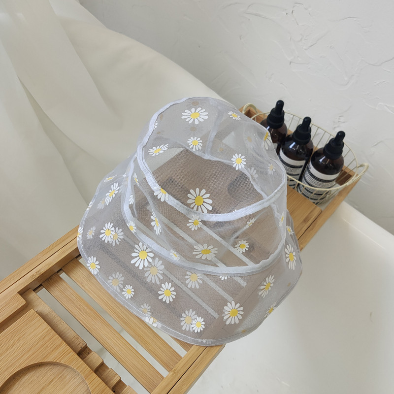 Organza lace fisherman hat