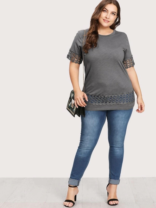 Oversized loose short sleeves