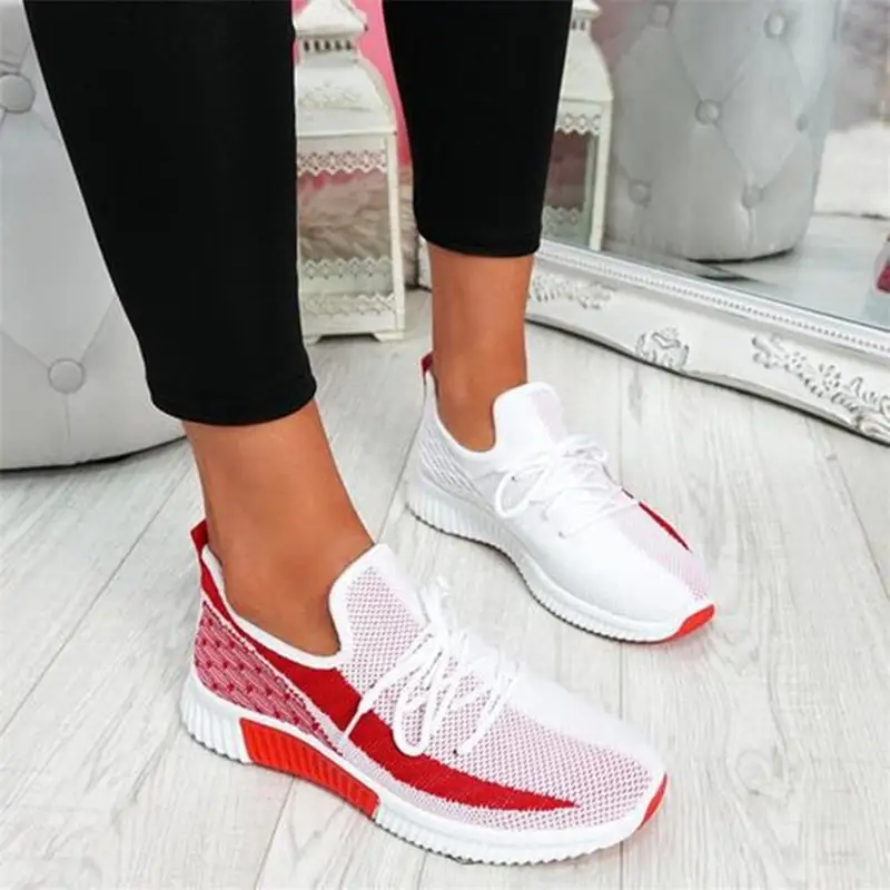Sneakers flying shoes women's single shoes