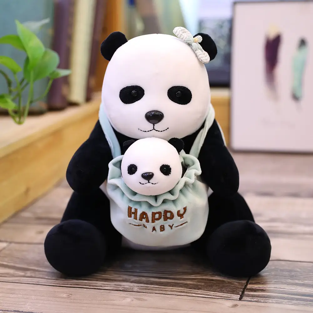Mother child series panda doll