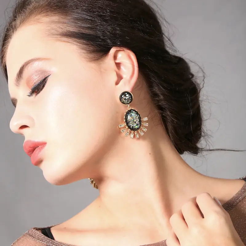 Female colorful all-match earrings