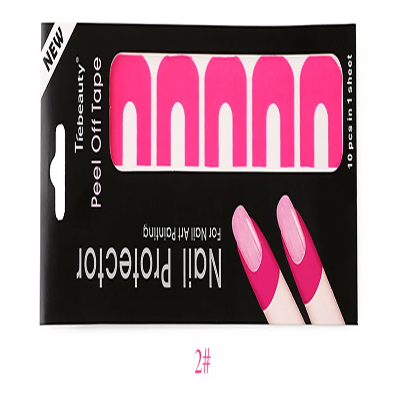 Nail polish anti-spill patch - Pink