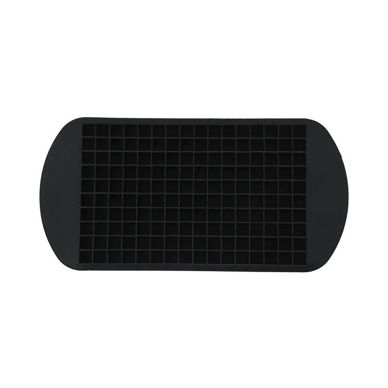 160 small square silicone ice tray - Black
