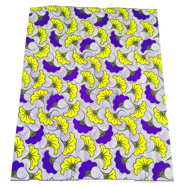 Batik cotton Yellow Blue White - Shop at LoveMi