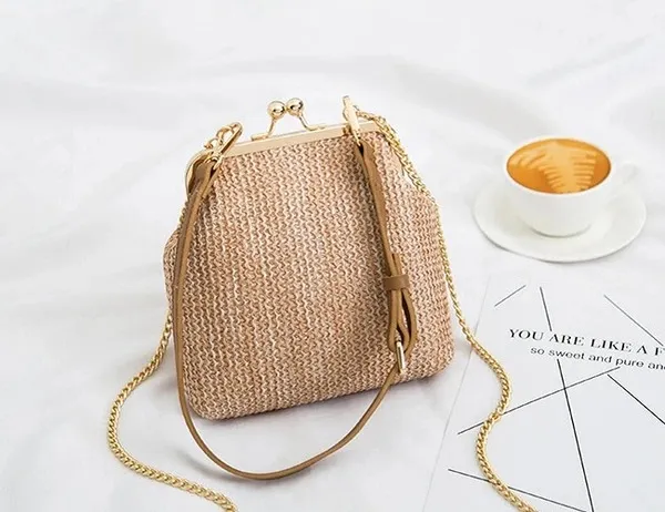 Summer lace messenger bag Beige - Shop at LoveMi