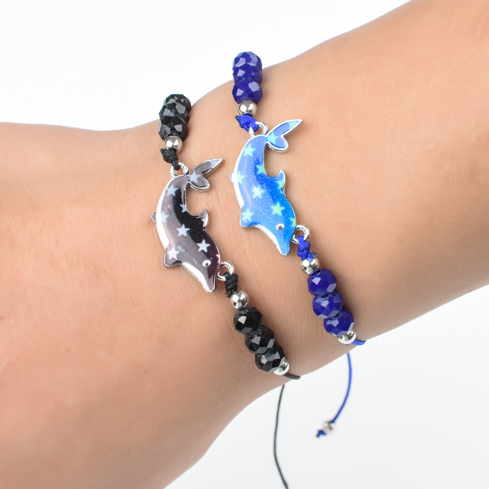 Alloy painted oil bracelet