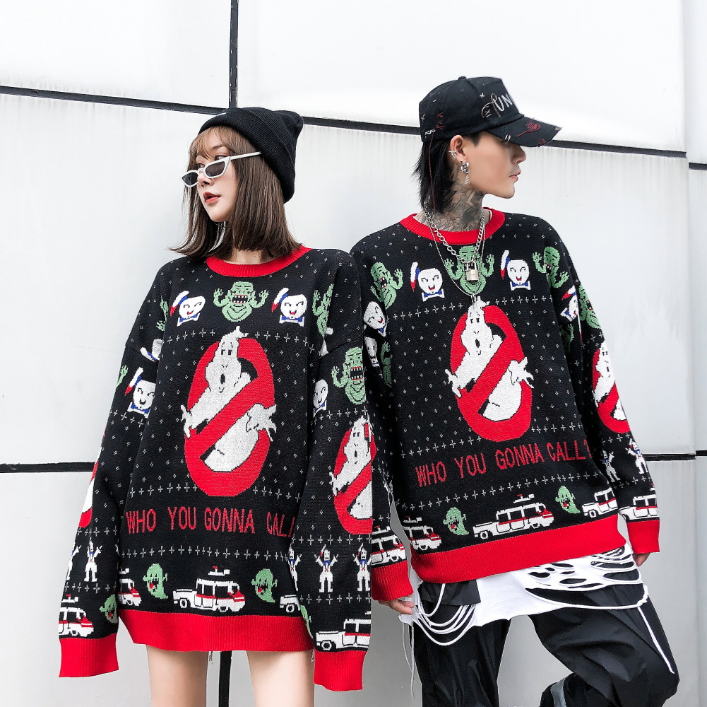 Lovely loose knit sweater sweater couple