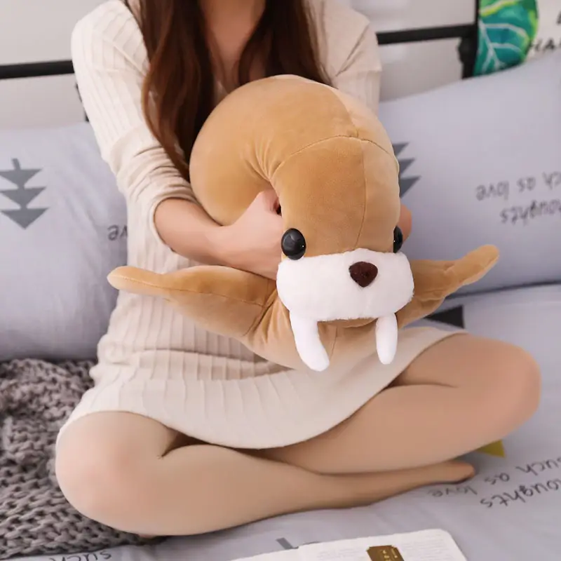 Brown walrus rag doll