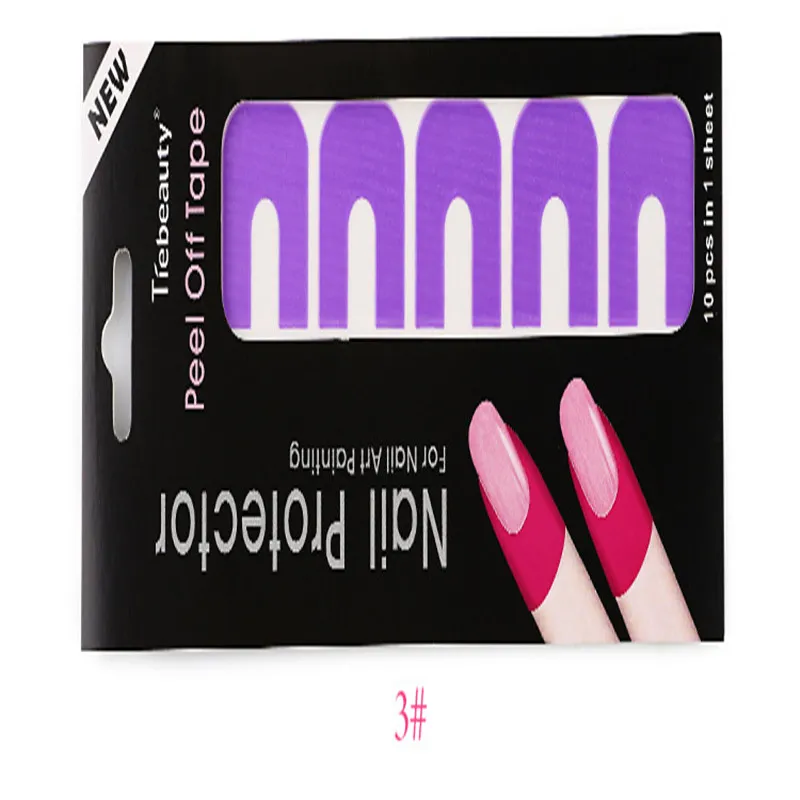 Nail polish anti-spill patch - Purple