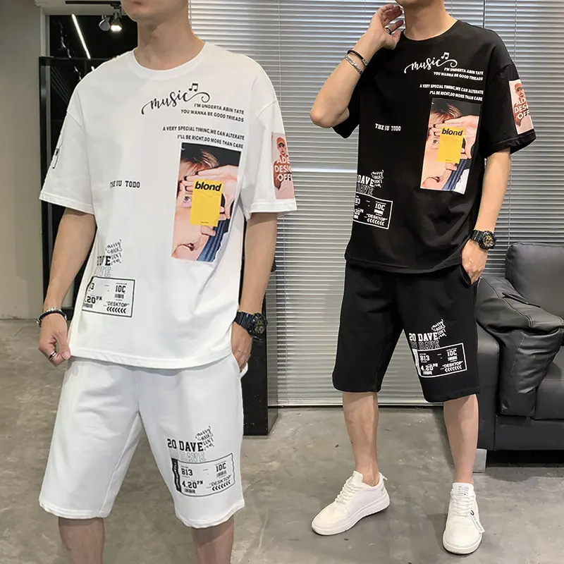 Short Sleeve T-shirt Men's Suit Summer