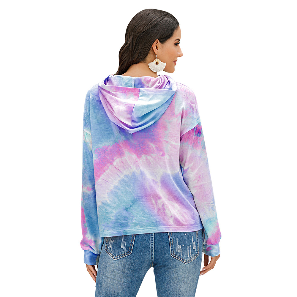 Printed gradient hoodie