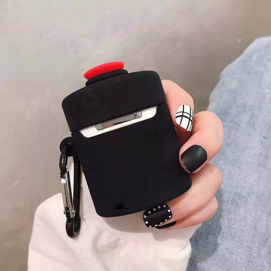 Skull smoke wireless bluetooth headset case