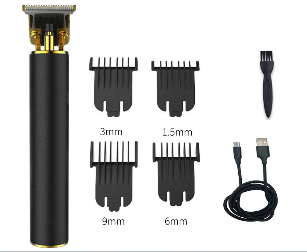 Longfeng hair clipper electric clipper oil head electric clipper - Newblack 2Pcs