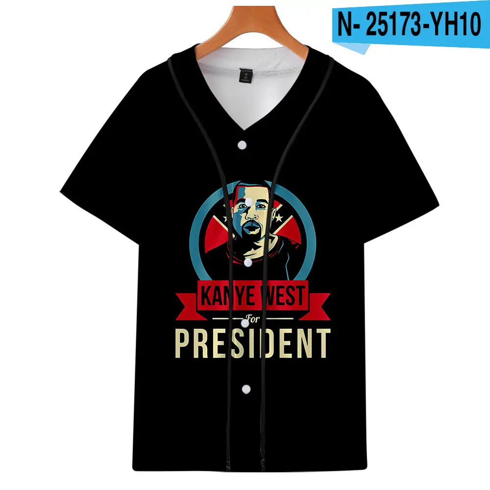 Casual Short Sleeve Baseball Shirt
