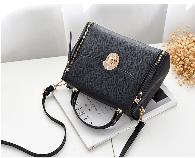 Korean style simple all-match lock bag