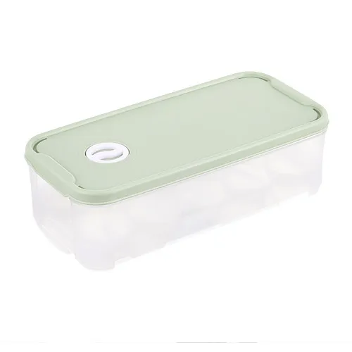 Refrigerator egg storage box - Green
