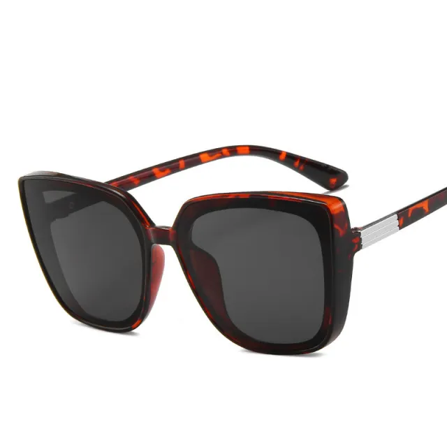 Glasses cat eye sunglasses Brown - Shop at LoveMi