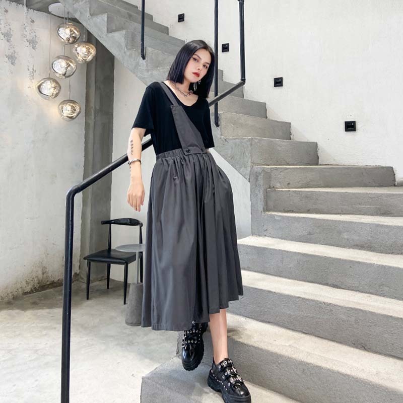 Suspenders + T-shirt