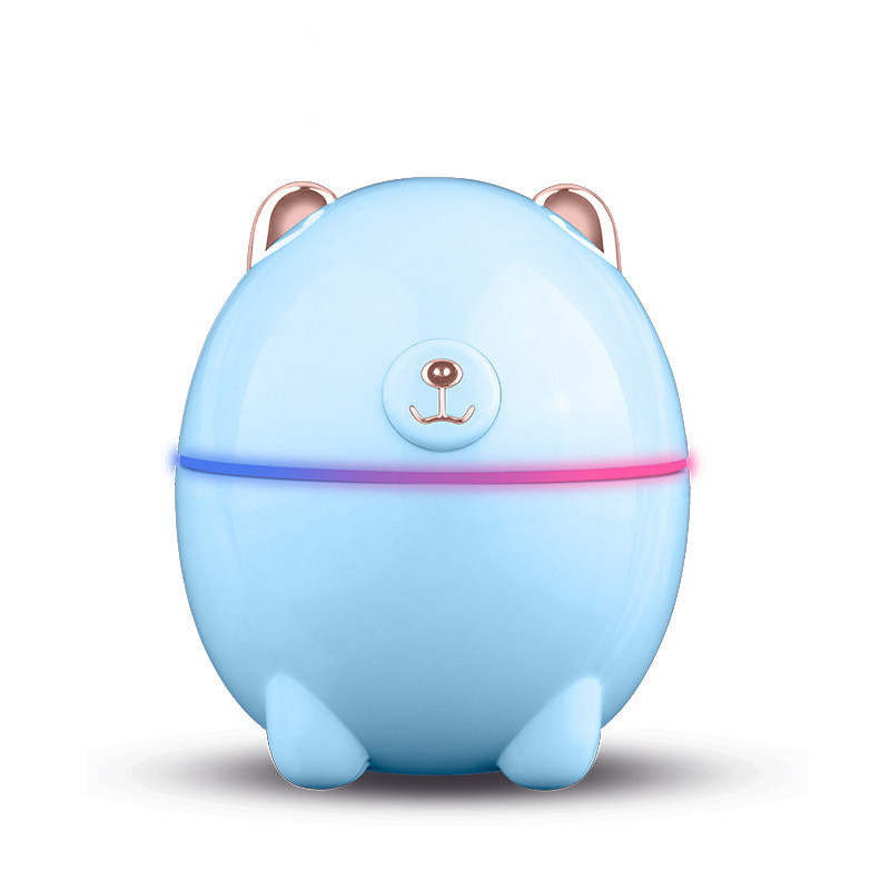 Mini bear humidifier spray aroma lamp Blue - Shop at LoveMi