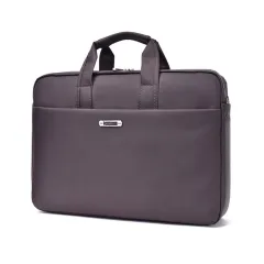 Large capacity briefcase - Purple - View 1