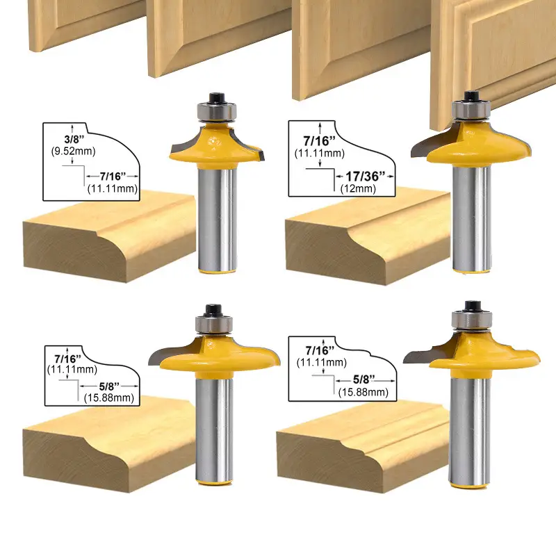 Fancy cutter and milling cutter for woodworking