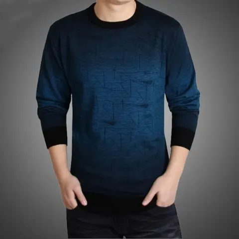 Long Sleeve T-shirt Middle-aged Men