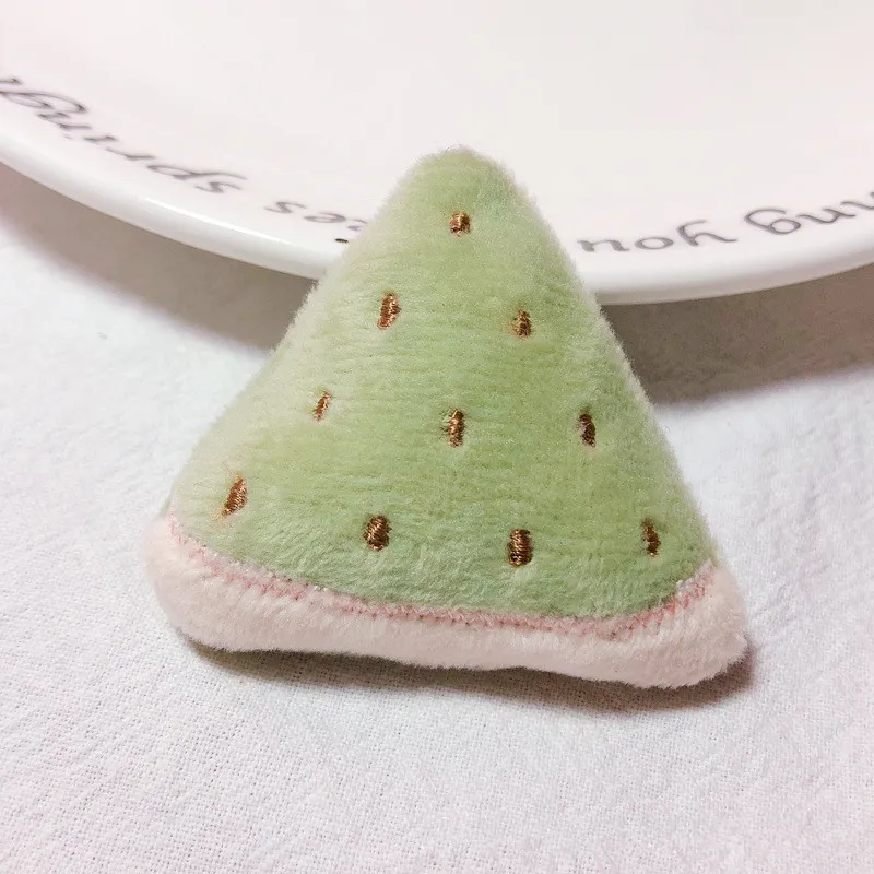 Fruit plush brooch - Green