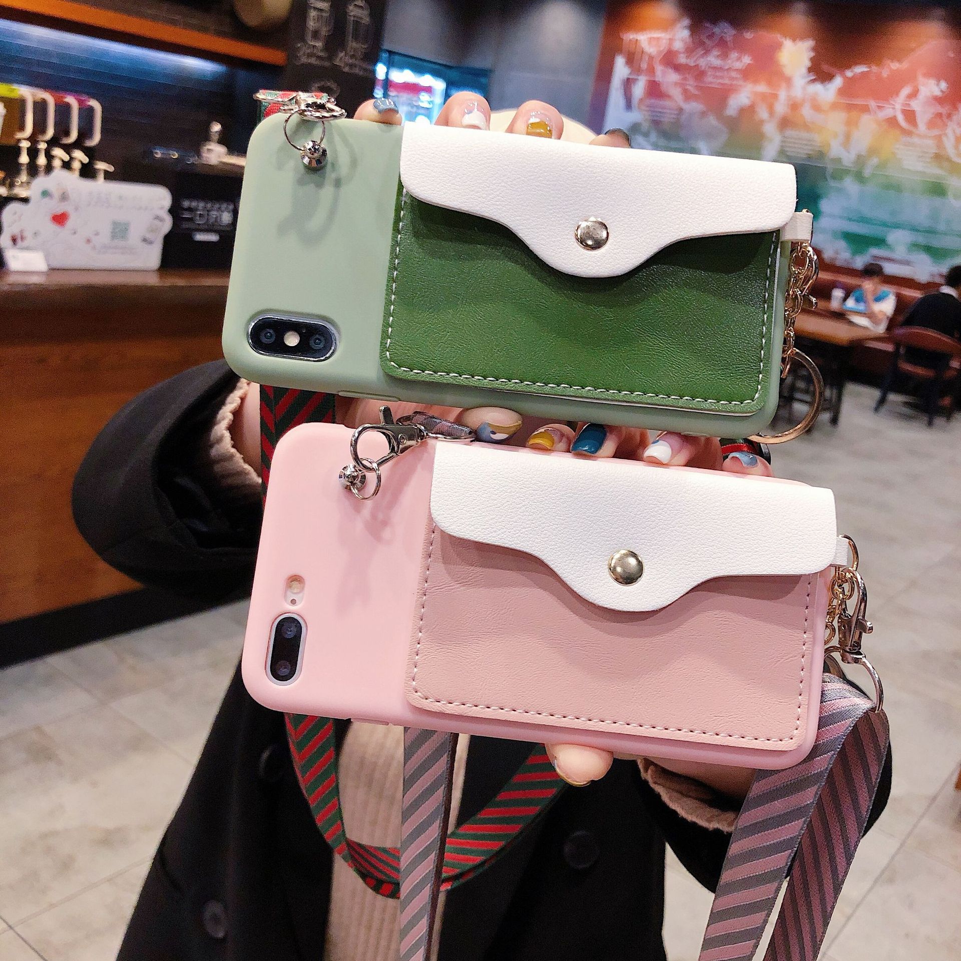 Diagonal lanyard wallet phone case - Image 4
