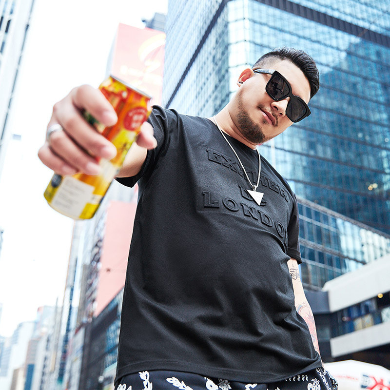 Loose round neck fat fat