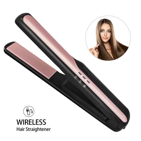 USB Wireless Charging Hair Straightener