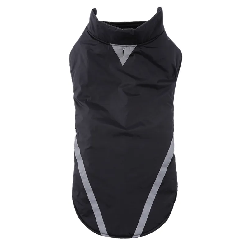 Jackets large dog pet clothing - Black