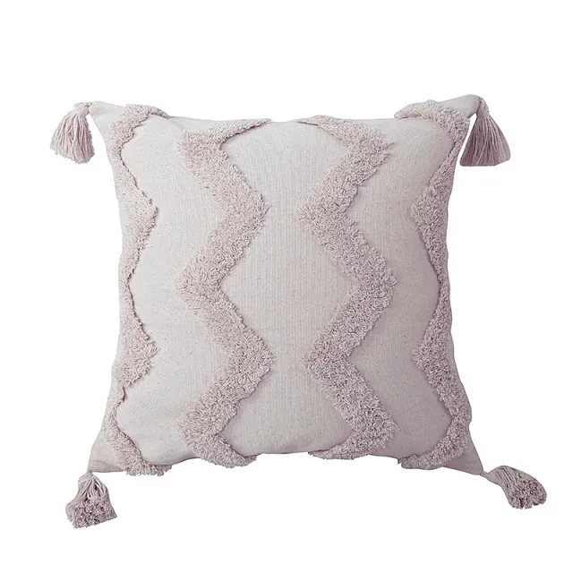 Tufted pillow cushion cover Square B - Shop at LoveMi
