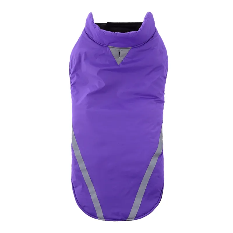 Jackets large dog pet clothing - Purple