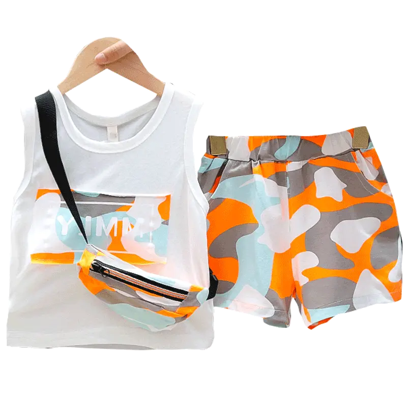 Boys summer vest suit