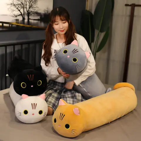 Large Size Cartoon Cat Plush Toys Stuffed Cloth Doll