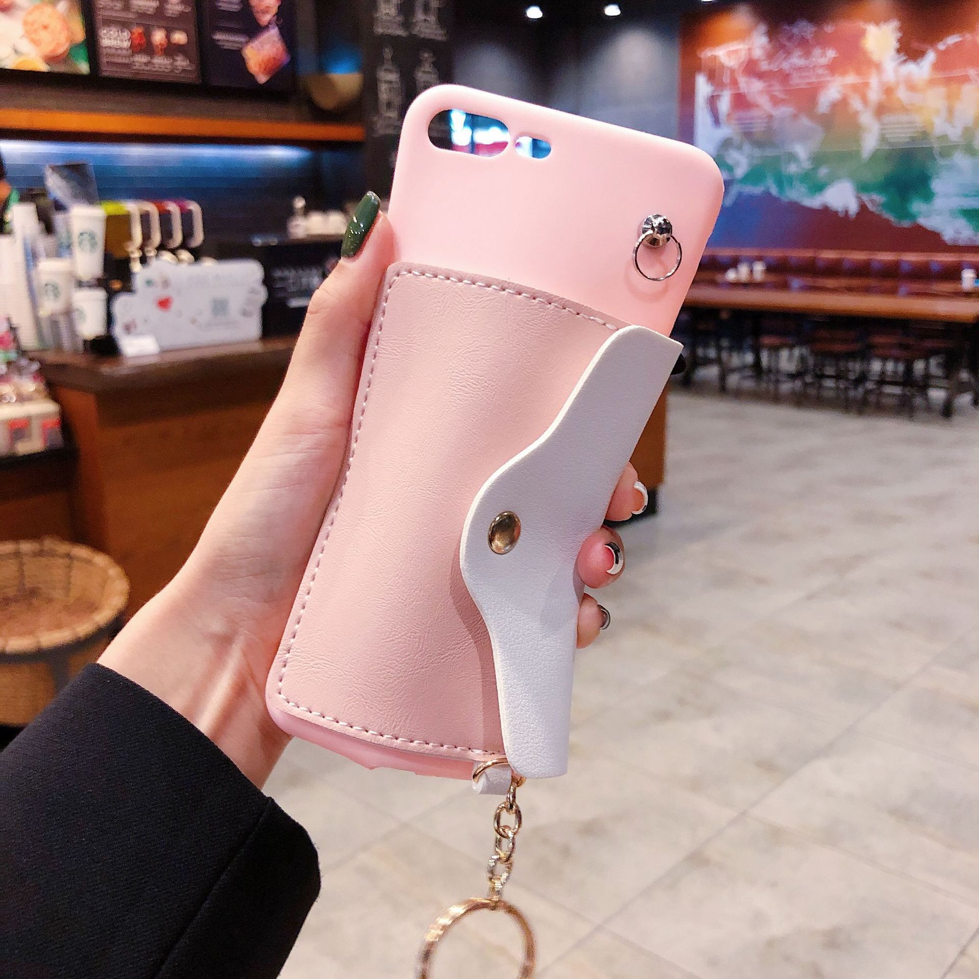 Diagonal lanyard wallet phone case - Image 2