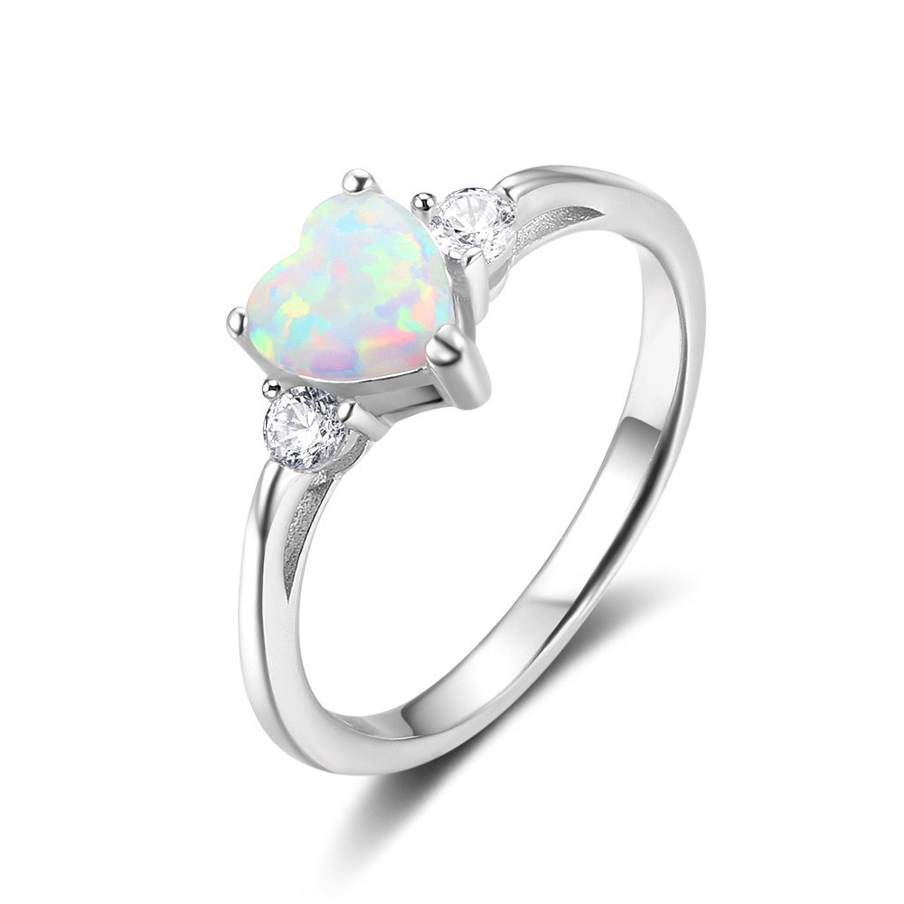 Heart shaped love ring